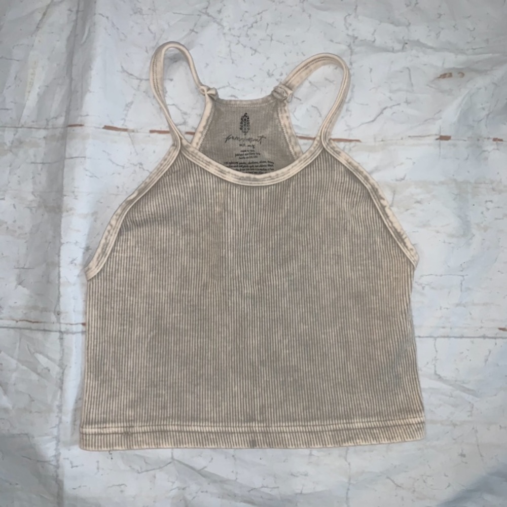 Free People happiness runs tank top stone eagle M L